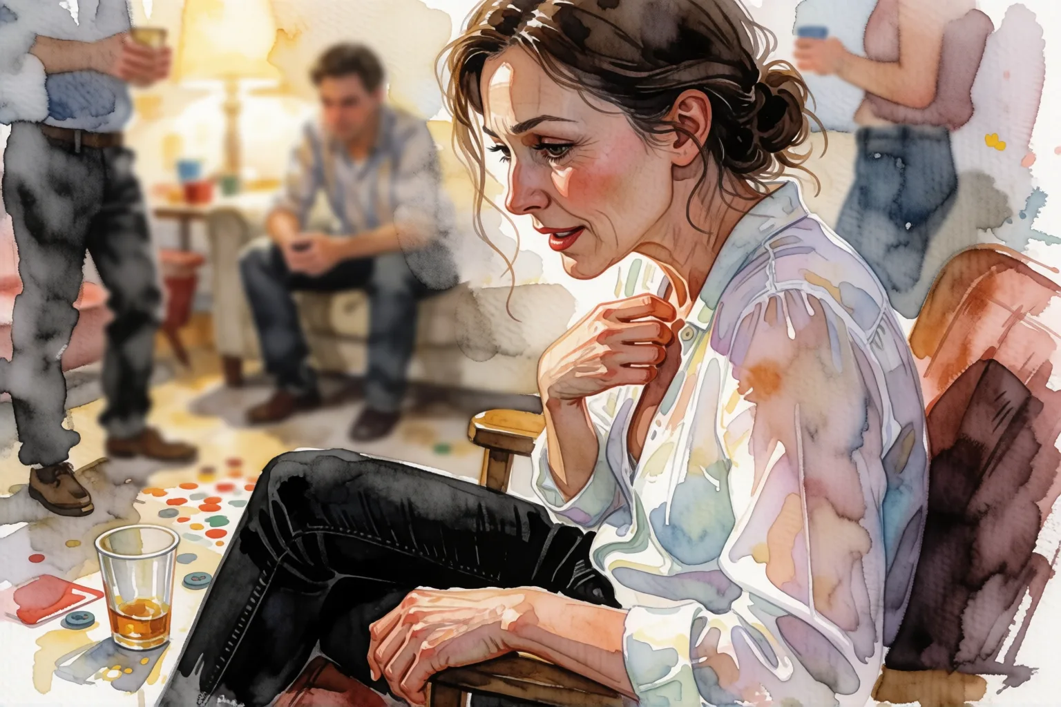 Erotic story illustration: My Med School Classmate Kissed Me in Front of Everyone