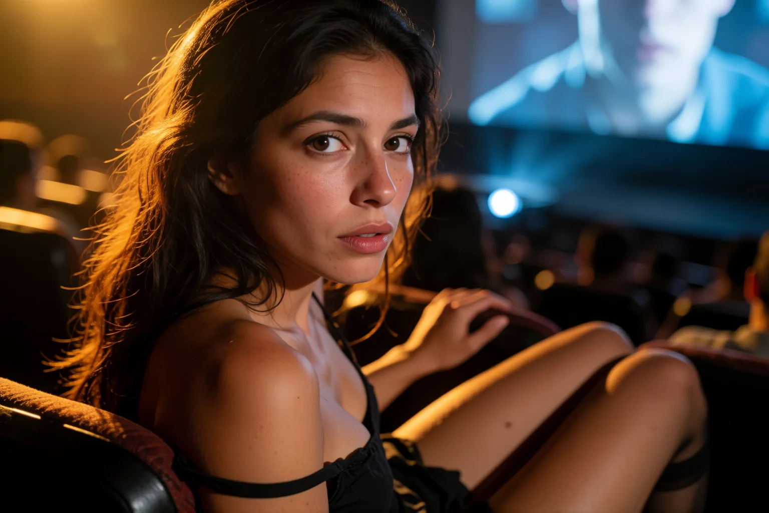Erotic story illustration: My Confession: What Happened in the Back Row