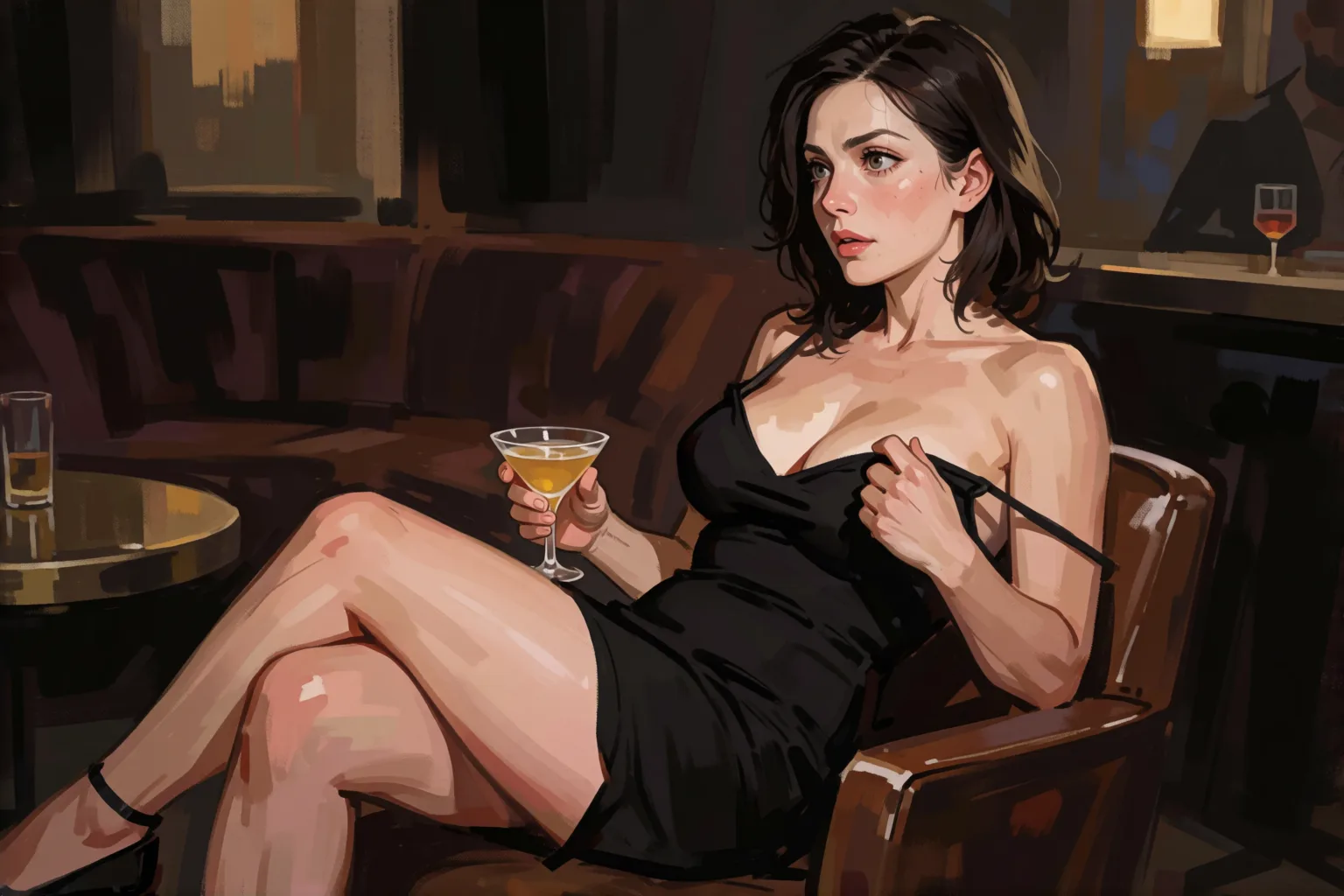 Illustration zur erotischen Geschichte: Mein Debüt im Swingerclub