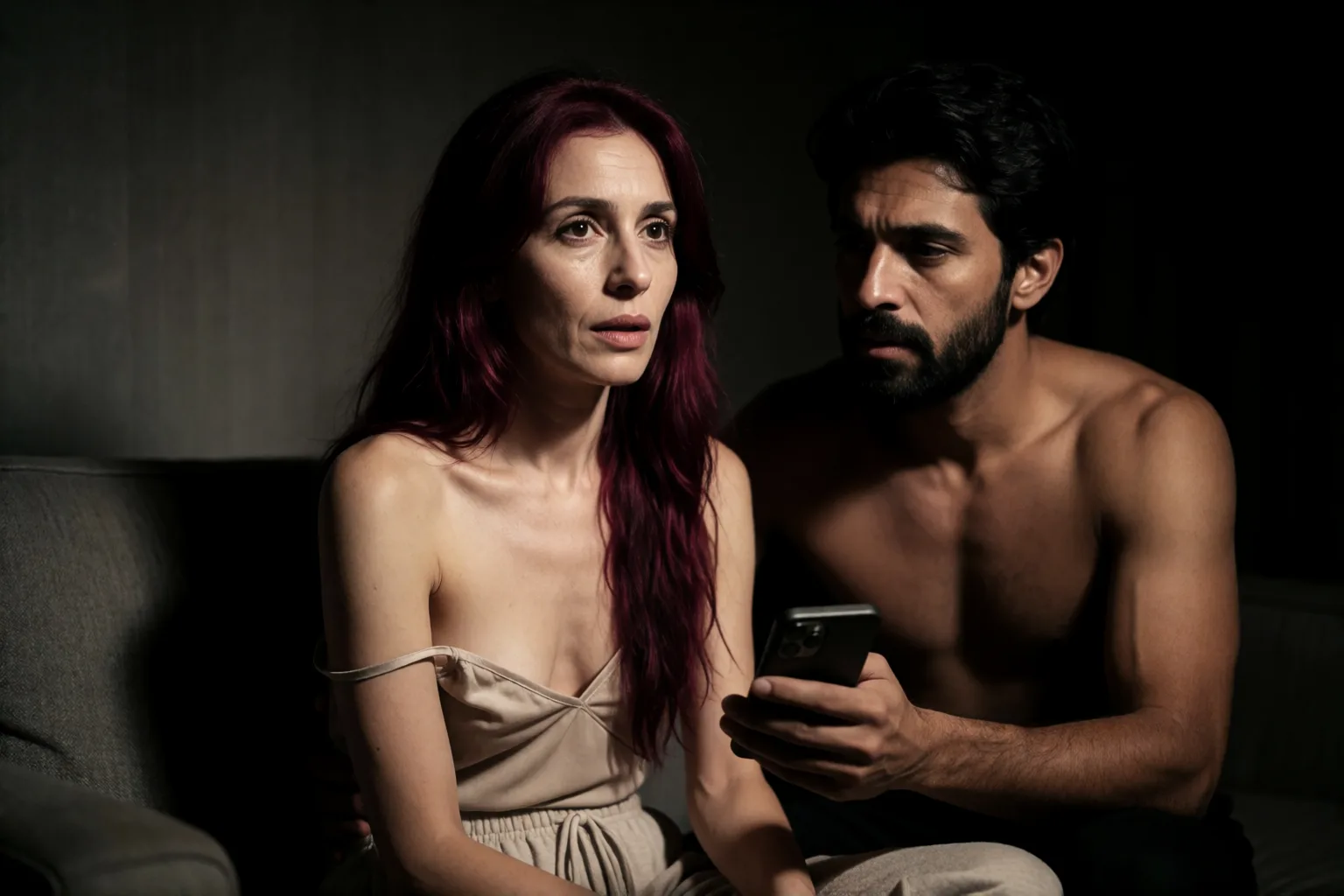 Cena 2 do conto: Meu marido não parou até me convencer do ménage