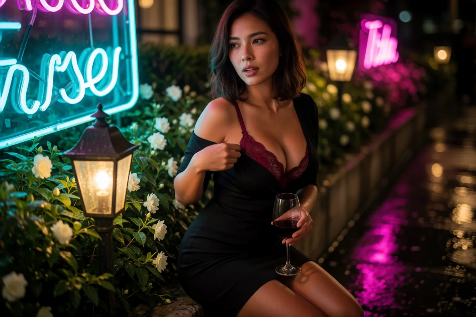 Erotic story illustration: My Husband Left Early and I Stayed Behind with Him