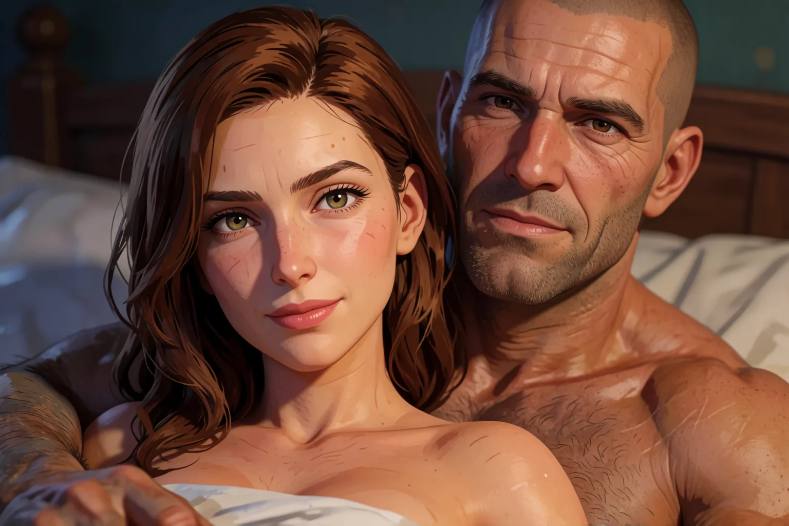 Cena 2 do conto: Minha mulher realizou sua fantasia com meu amigo naquela noite