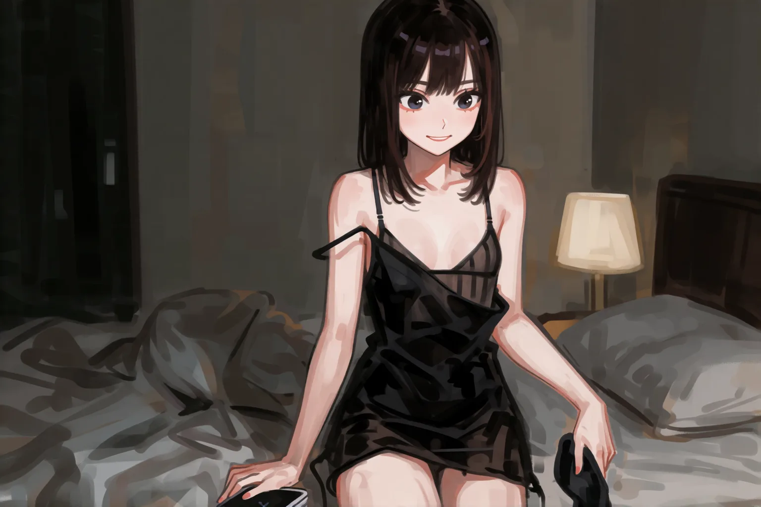Ilustración del relato erótico: Mi novia tímida descubrió que le gustaba dominarme