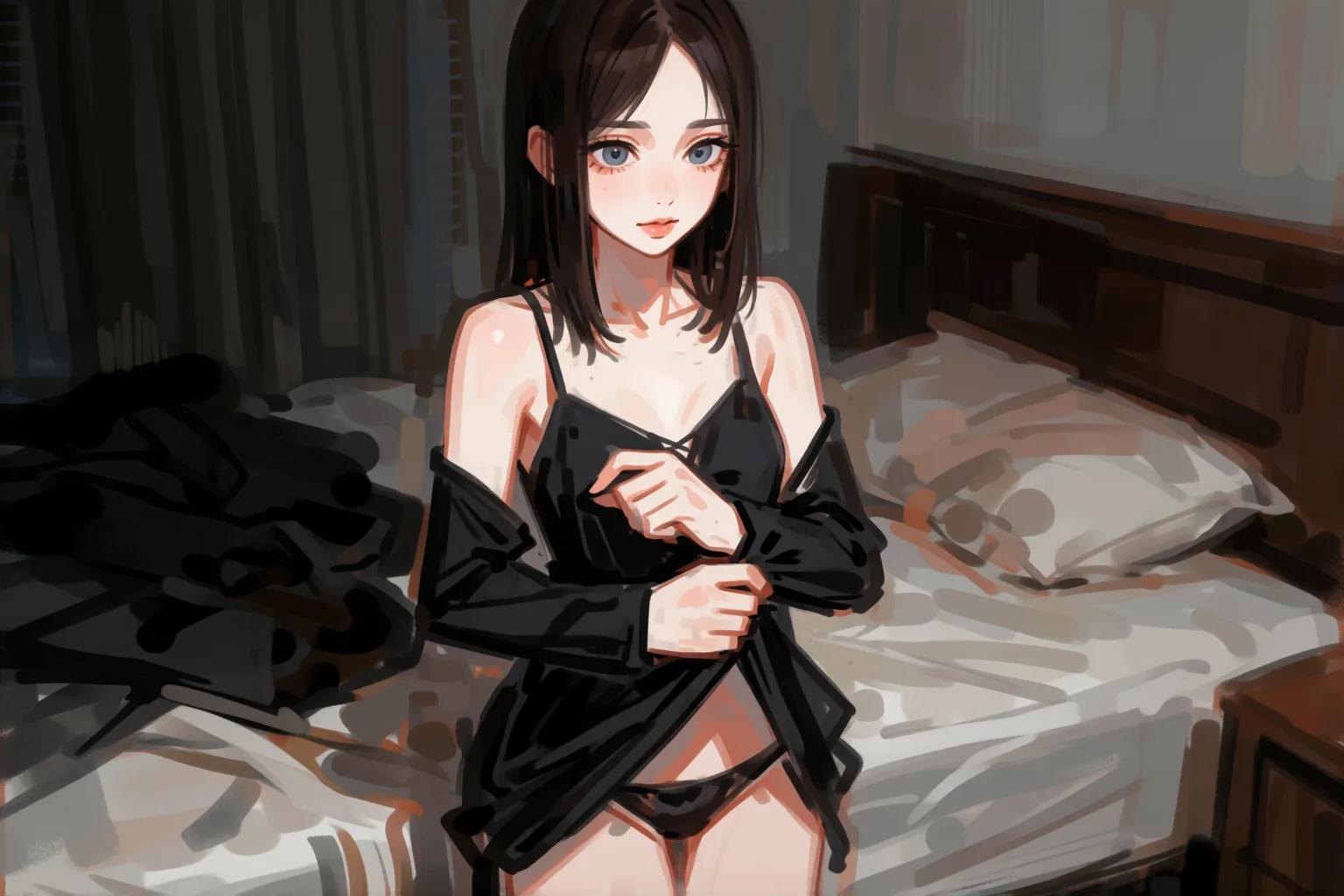 Escena 1 del relato: Mi novia tímida descubrió que le gustaba dominarme