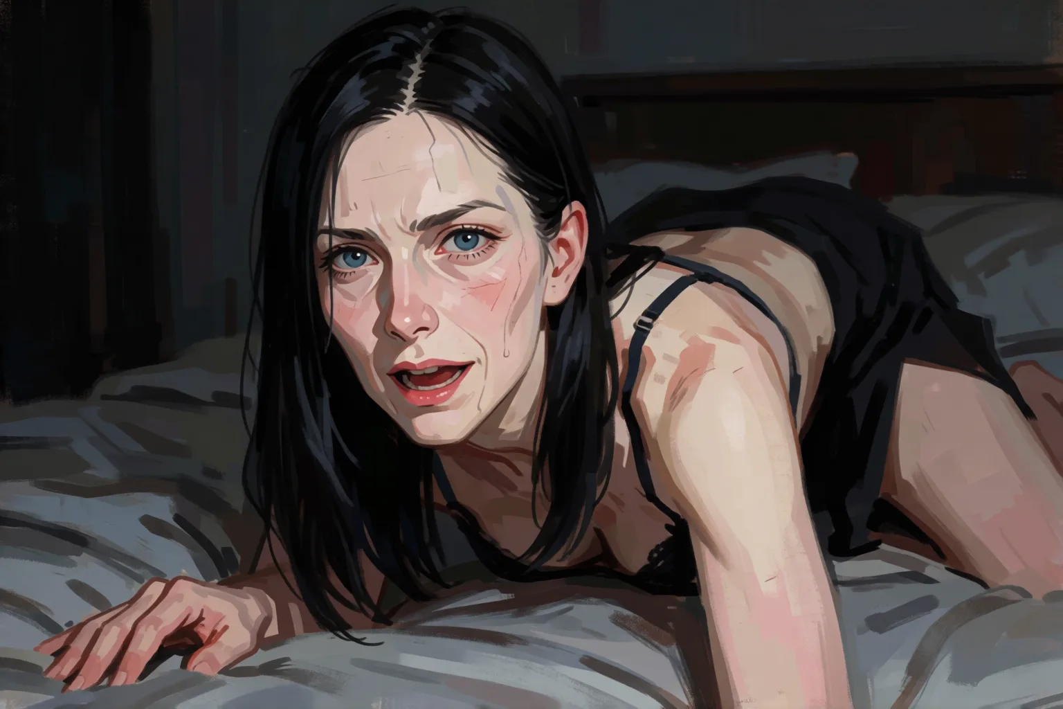 Scene 1 of the story: My boyfriend fantasized about a wife swap