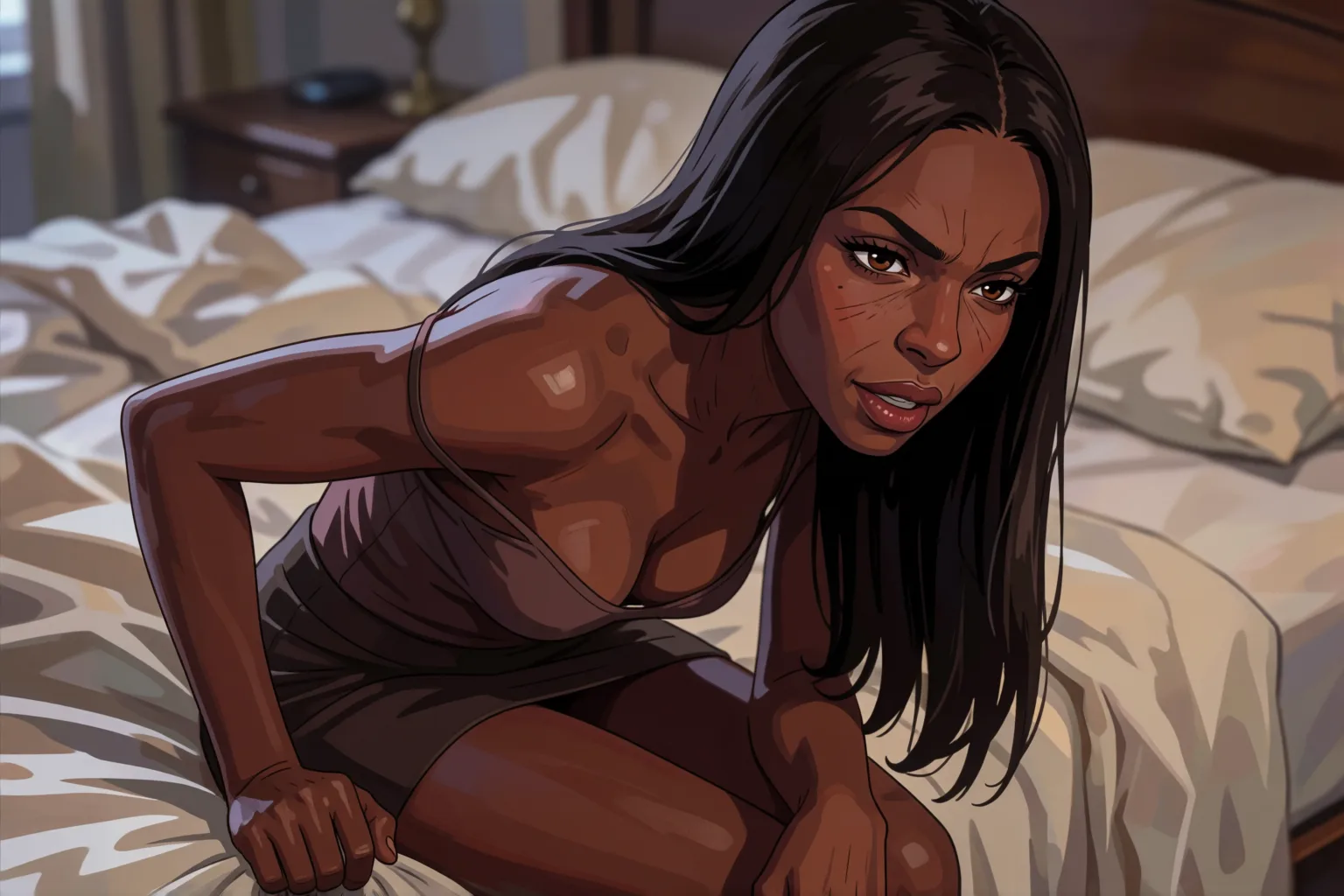 Scene 1 of the story: My Boyfriend Denied That He Liked Being Cucked