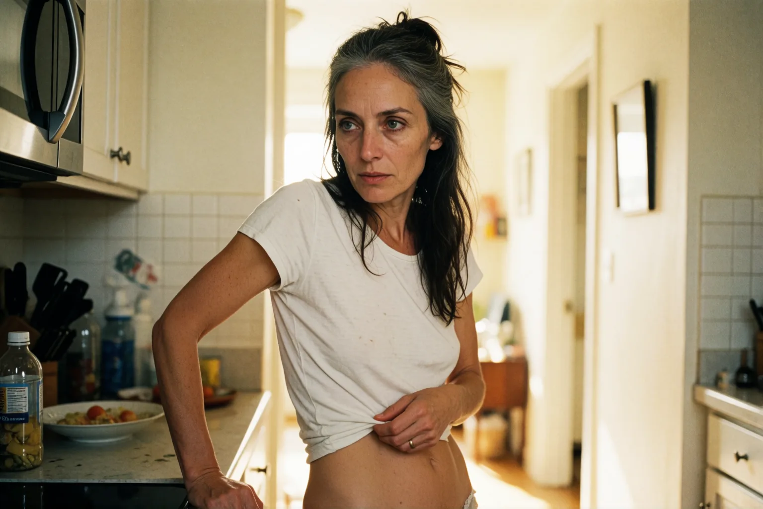 Erotic story illustration: My New Flatmate Arrived With Her Husband