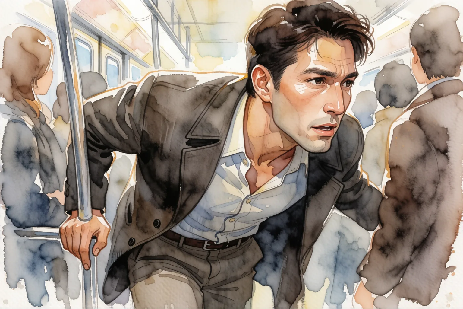 Escena 1 del relato: Mi primera vez con un hombre empezó en el tren