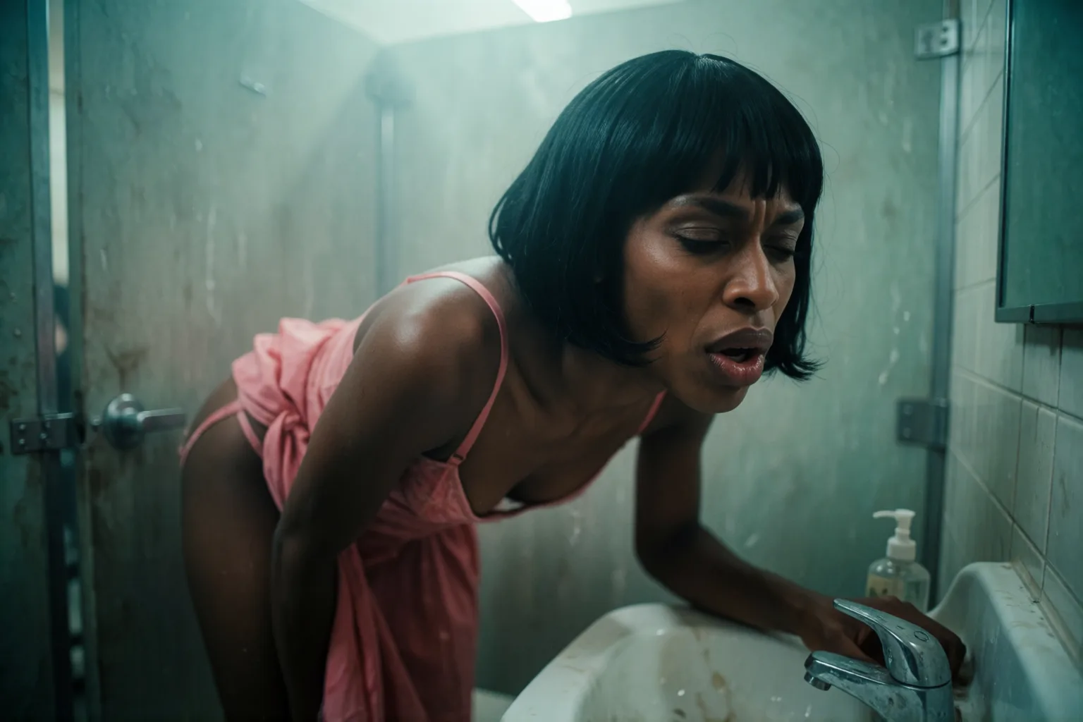 Scena 1 del racconto: La mia seconda volta da travestita al cinema porno