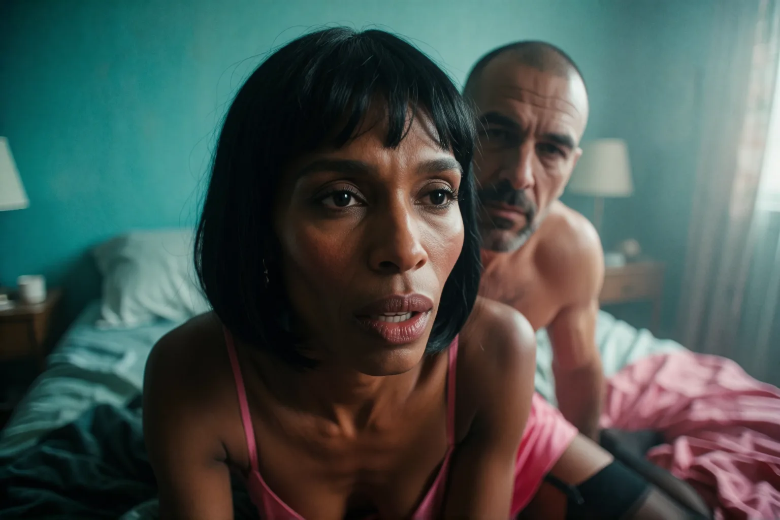 Scena 2 del racconto: La mia seconda volta da travestita al cinema porno