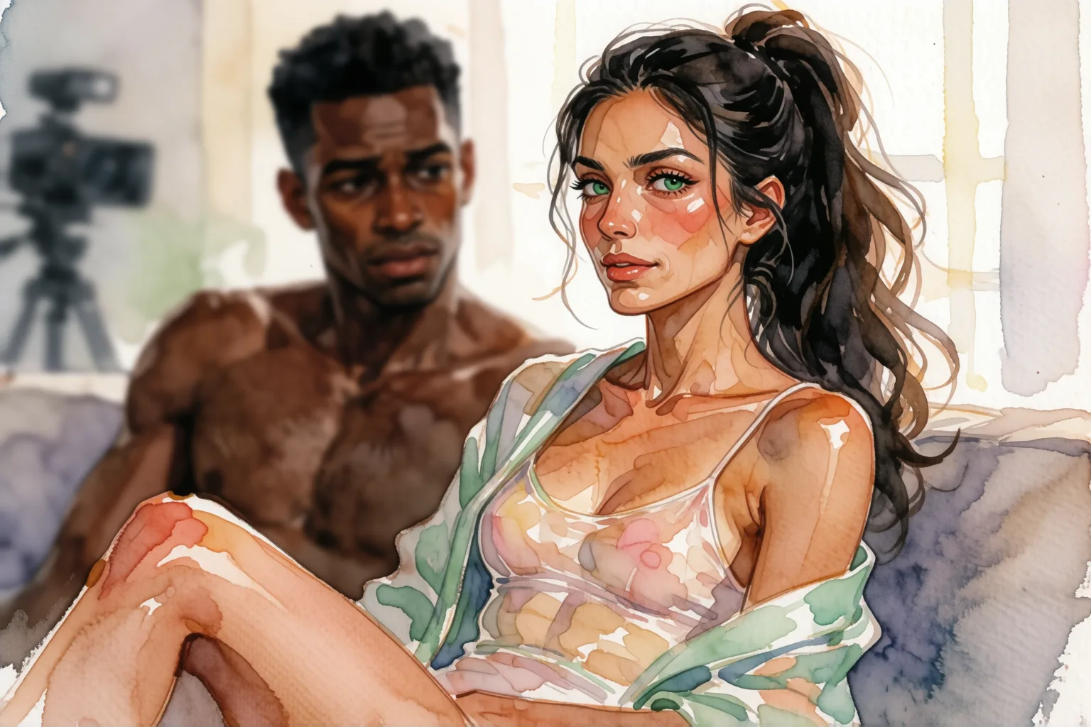 Cena 2 do conto: Minha vizinha é a atriz pornô que eu vejo desde os 18