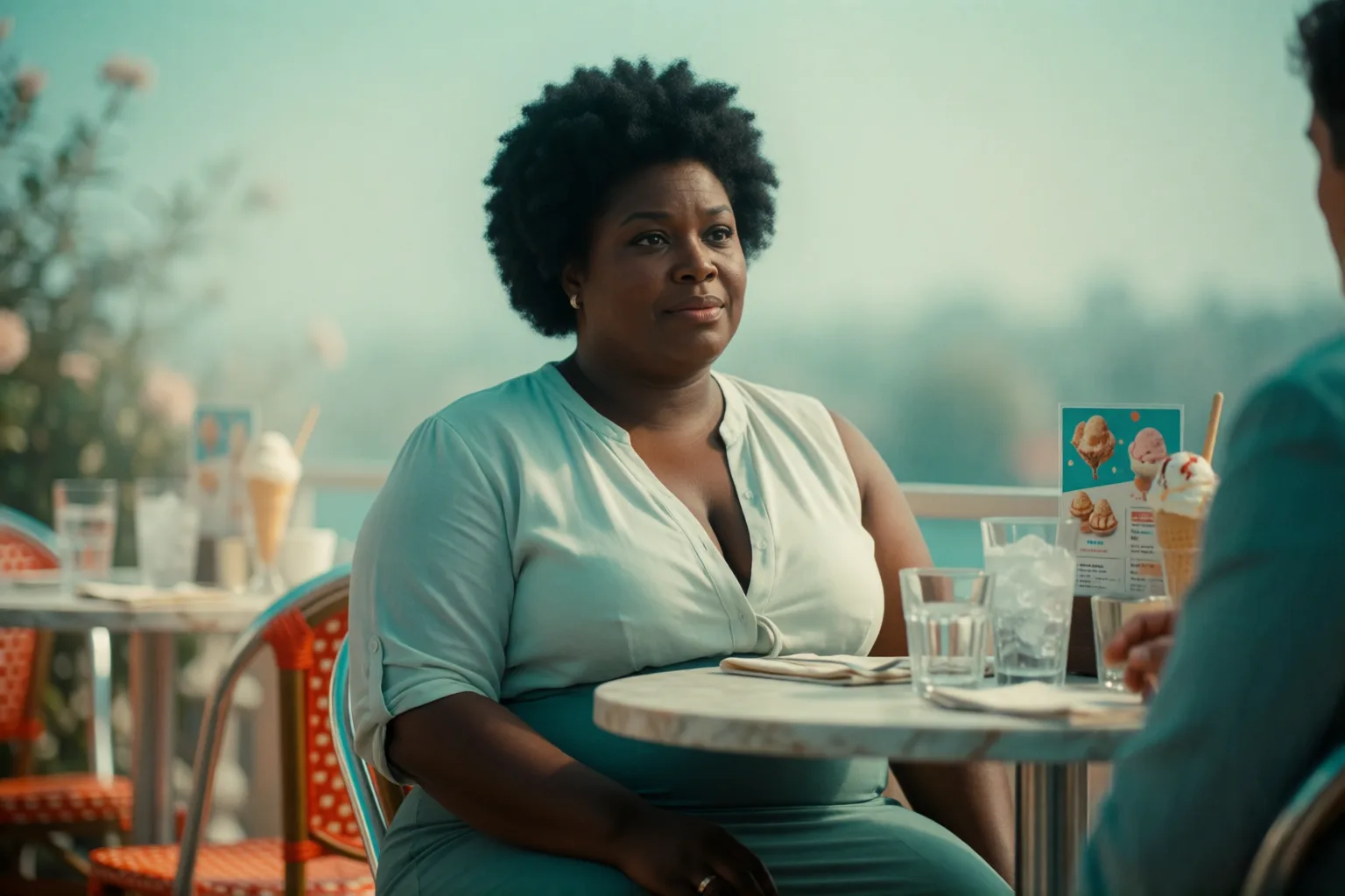 Scene 1 of the story: My Old Lover Recognized Me on a Terrace