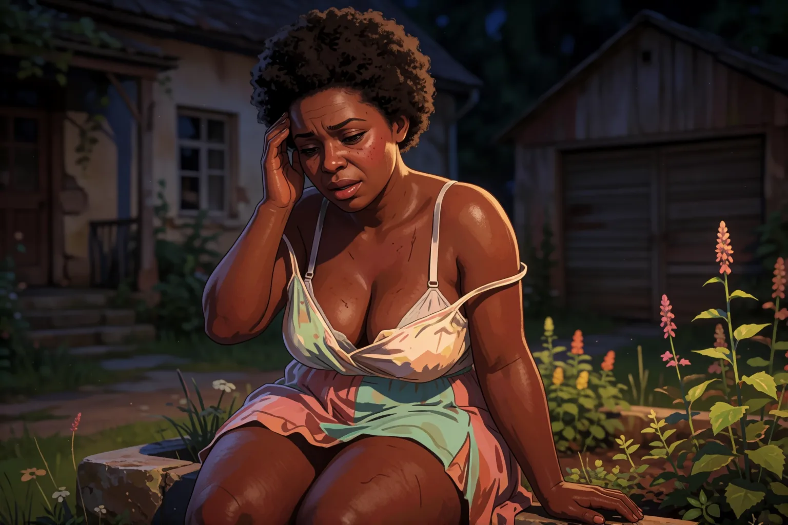 Ilustración del relato erótico: Miré sin moverme cómo otro seducía a mi mujer