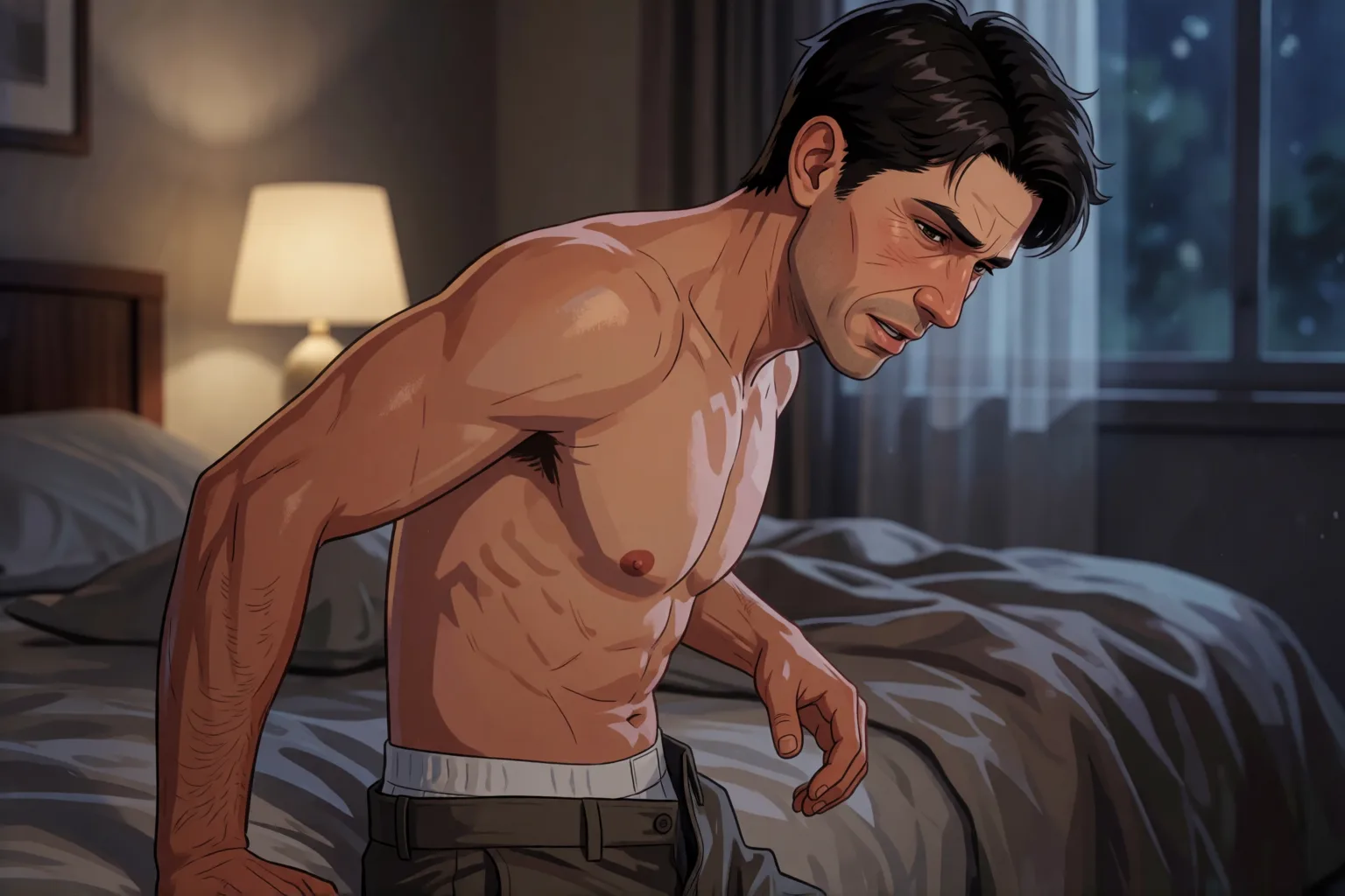 Erotic story illustration: My Older Sisters Came Back and Nothing Was the Same