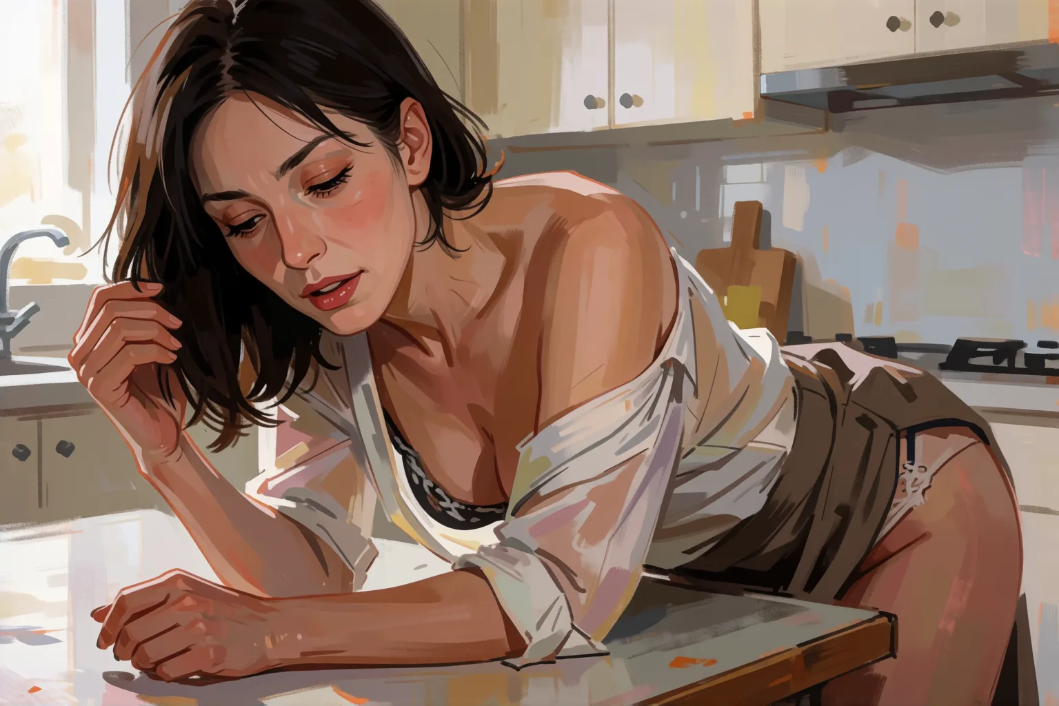 Escena 1 del relato: No sabía que desobedecer a mi ama costaría tanto