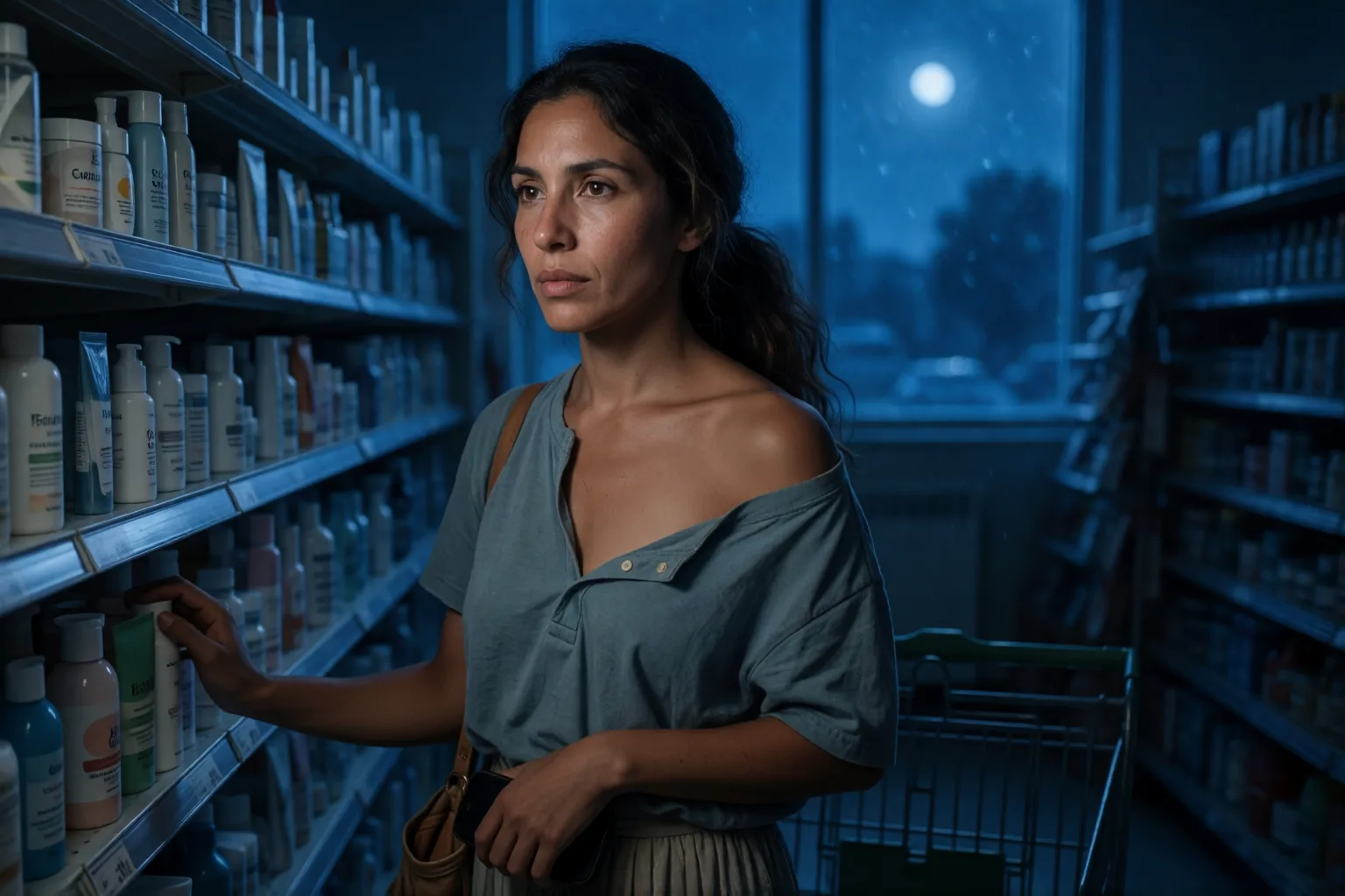 Ilustración del relato erótico: Probé mi nuevo juguete en pleno supermercado