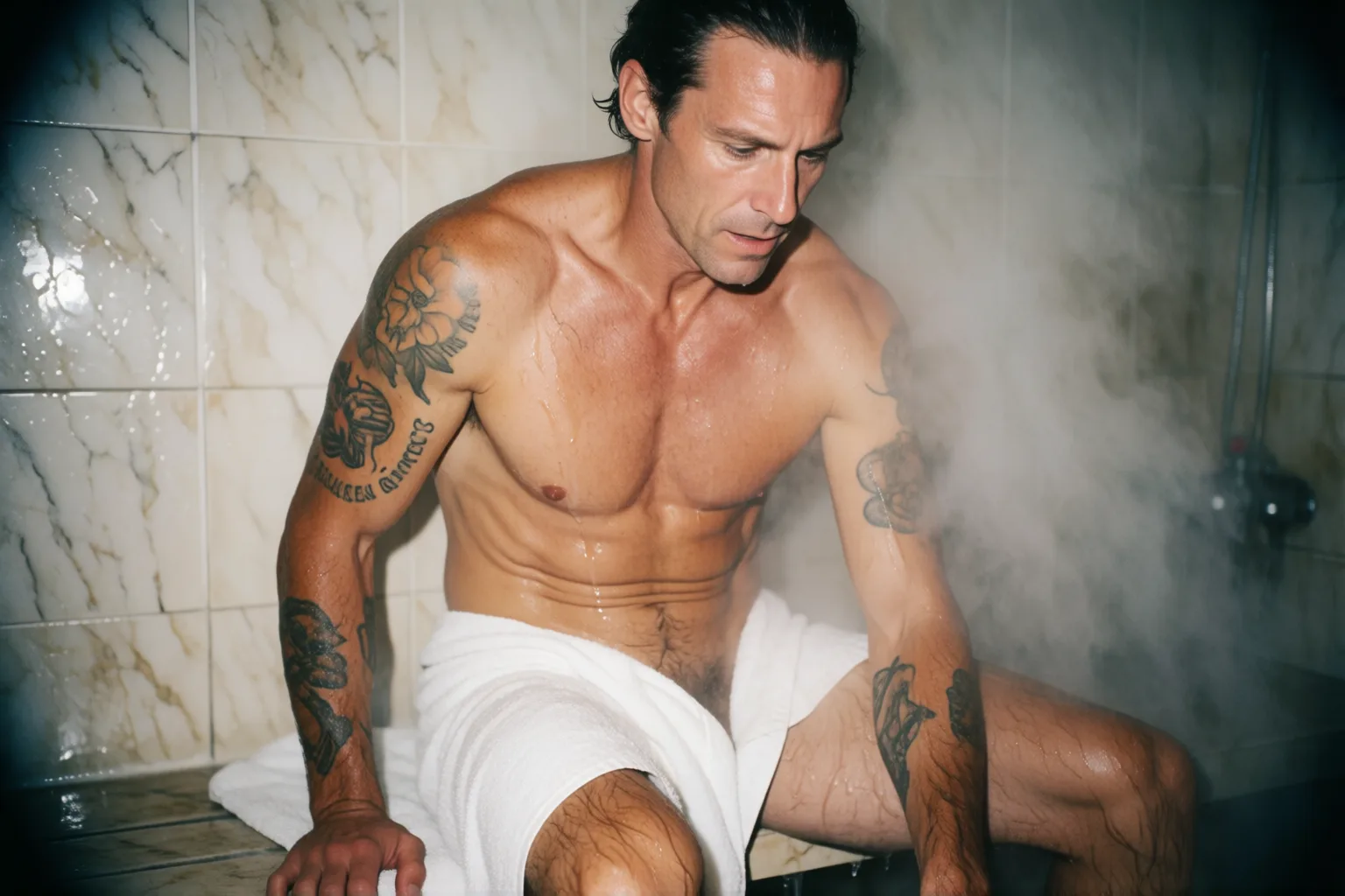 Scene 1 of the story: I Recognized the Actor at the Gay Sauna That Night