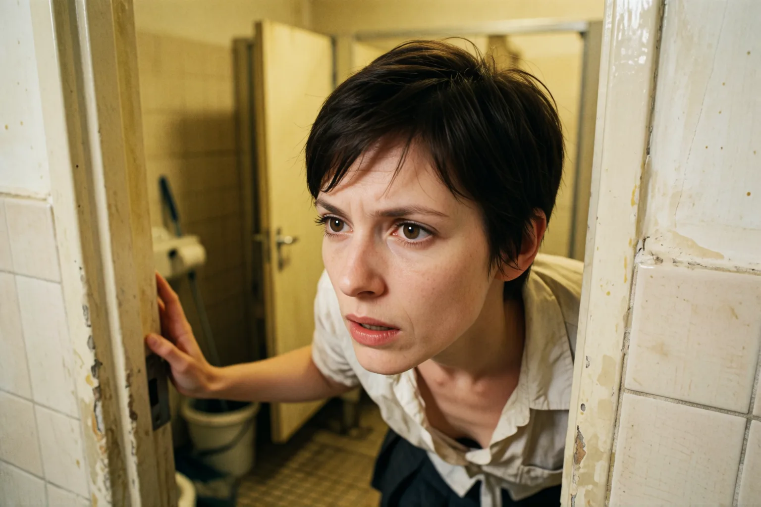 Erotic story illustration: I Went Back for My Cellphone and Found Him in the Bathroom