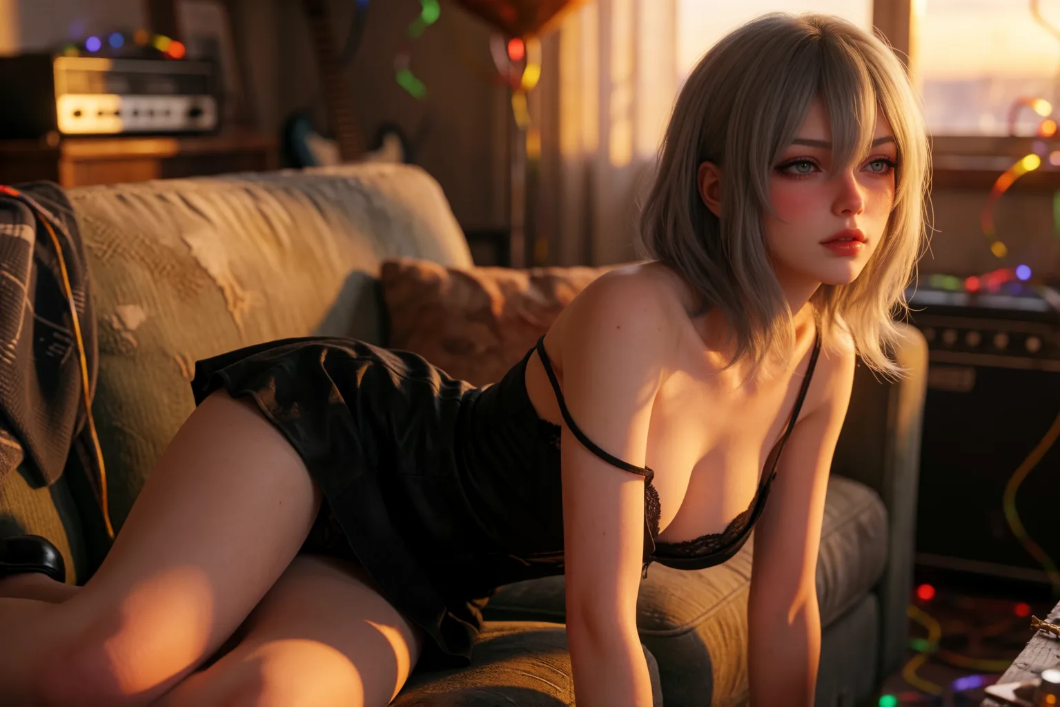 Escena 1 del relato: Seis hombres y yo en una sola noche