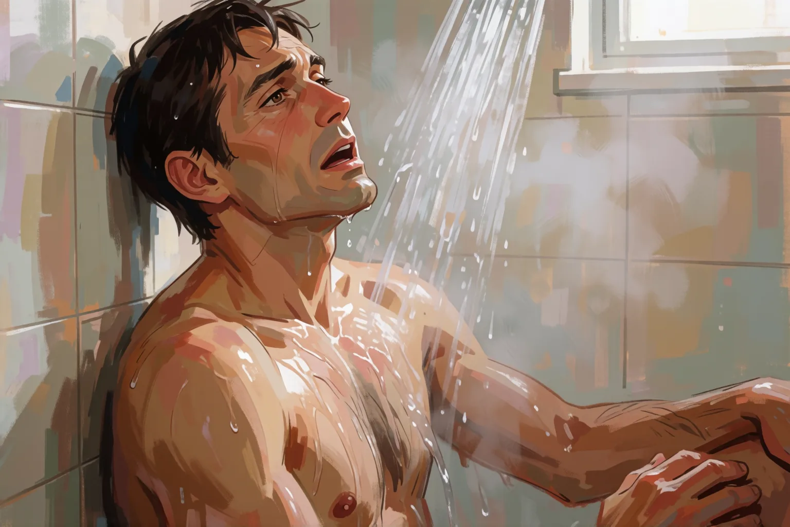 Scene 2 of the story: Alone at Home, I Dared to Try My Biggest Fantasy