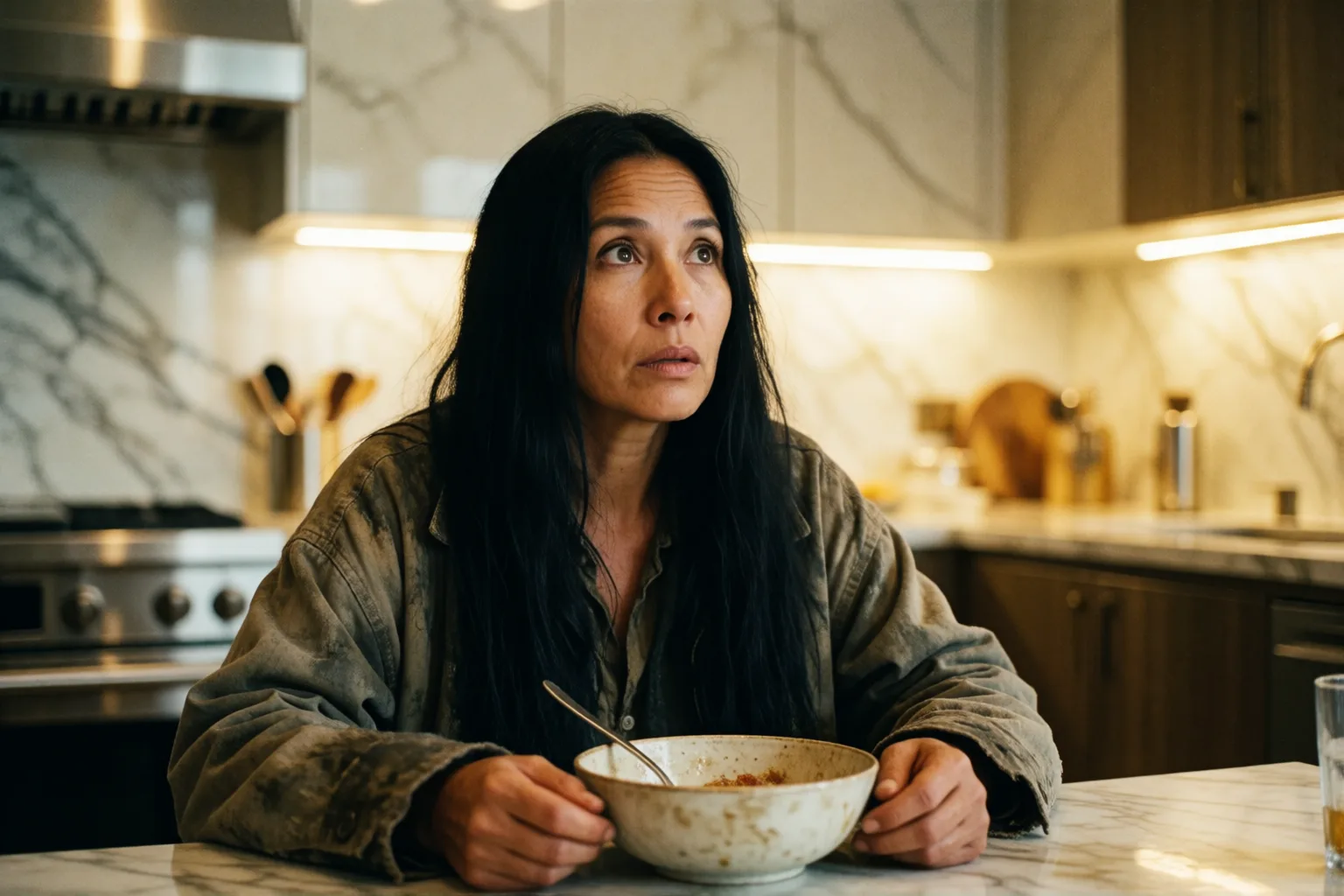 Cena 1 do conto: Seu acordo: ser sua submissa em troca de teto e comida