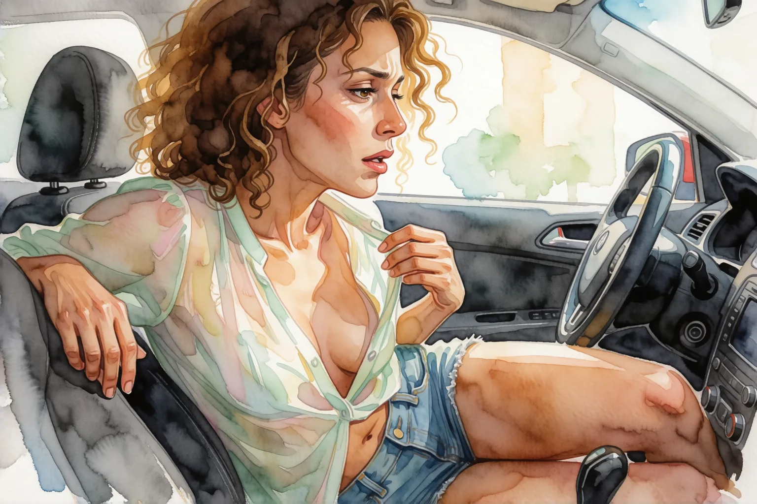 Scene 1 of the story: I Got in the Front Passenger Seat, and There Was No Turning Back