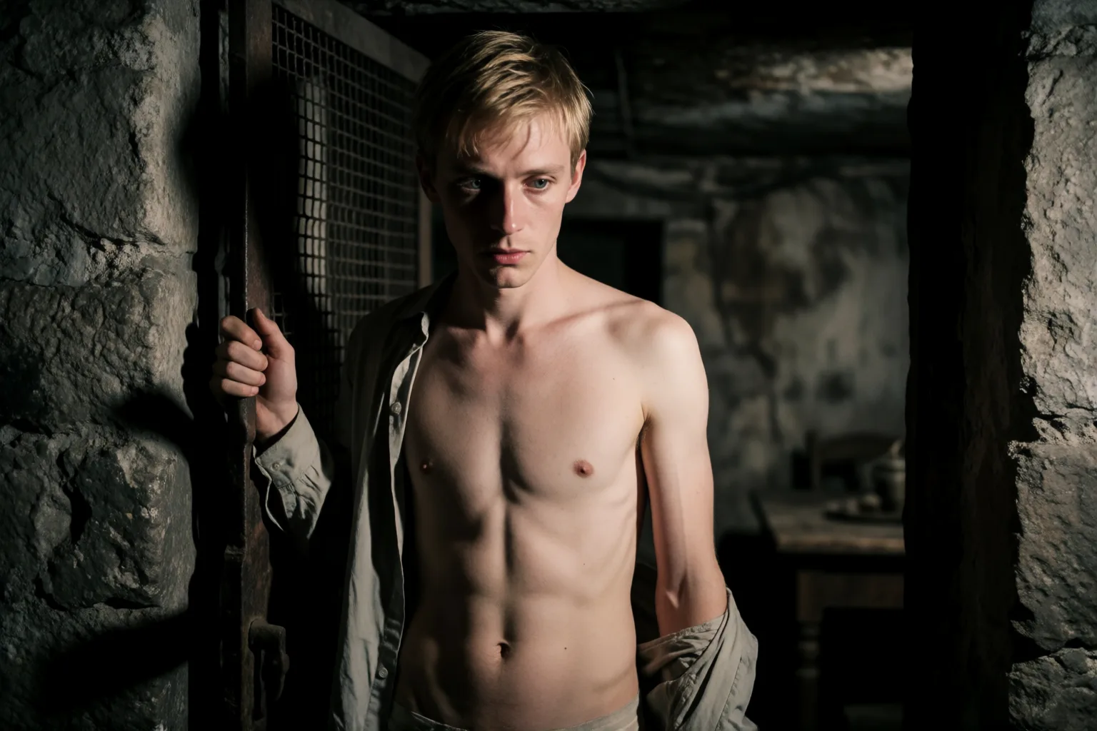 Erotic story illustration: Tomás and His Brother Introduced Me in the Basement